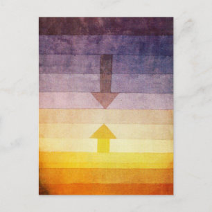 Paul Klee Separation in the Evening Postcard