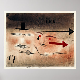 Paul Klee - Seventeen, Crazy, Poster