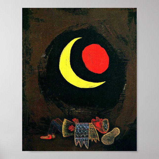 Paul Klee: Strong Dream, popular artwork Poster (Front)
