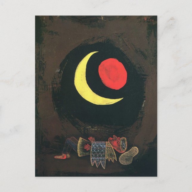Paul Klee- Strong Dream Postcard (Front)