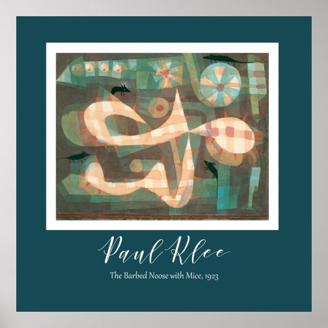 Paul Klee - The Barbed Noose With The Mice Poster (Front)