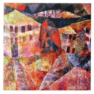 Paul Klee - The Hotel, Ceramic Tile