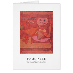 Paul Klee, The Man of Confusion - Fine Art Card