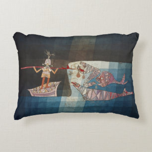 Paul Klee The Seafarer Abstract Nautical Poster Decorative Cushion