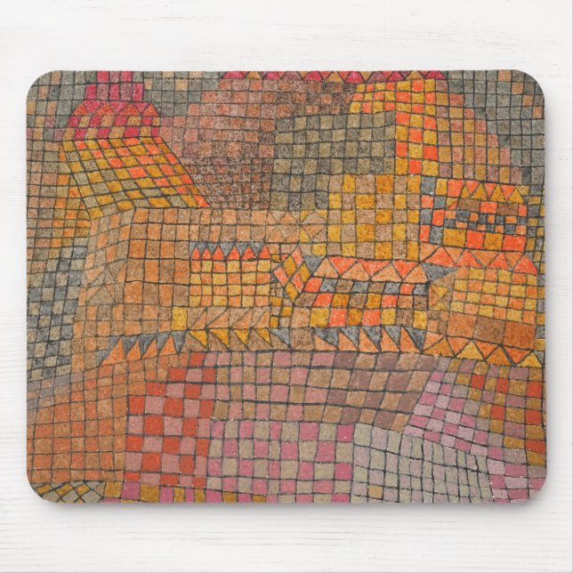 Paul Klee - Town Castle Mouse Pad (Front)