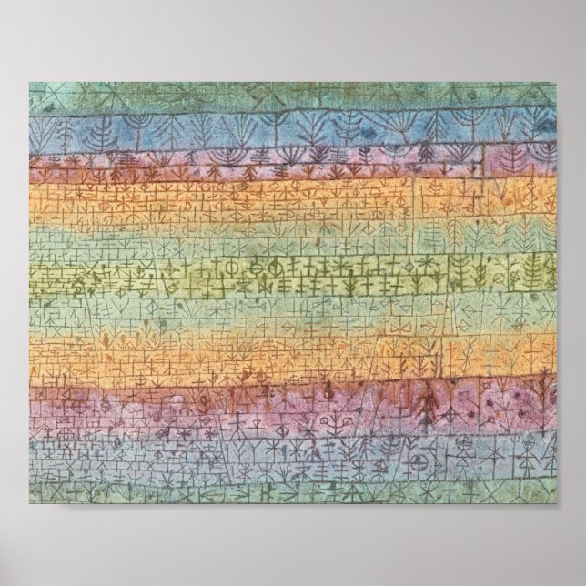 Paul Klee - Tree Nursery Poster (Front)