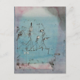 Paul Klee Twittering Machine Invitations