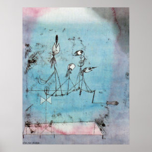 Paul Klee Twittering Machine Poster