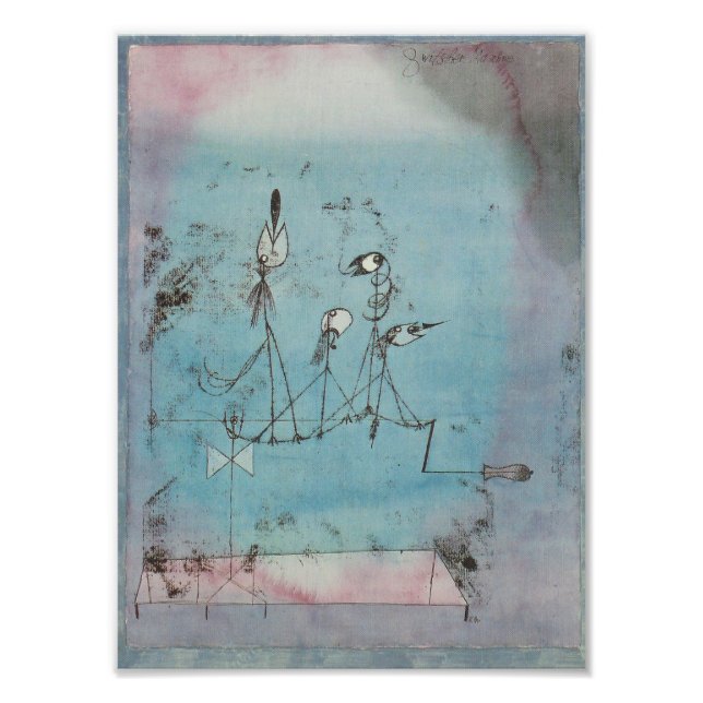 Paul Klee Twittering Machine Print (Front)