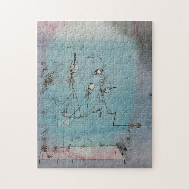Paul Klee Twittering Machine Puzzle (Vertical)