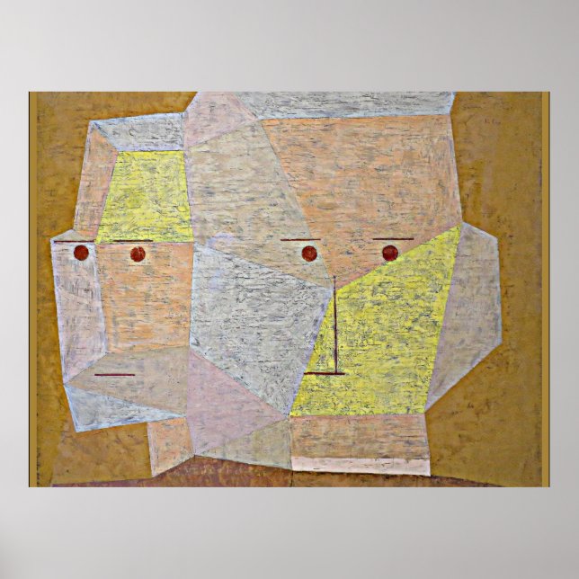 Paul Klee - Two Heads Poster (Front)