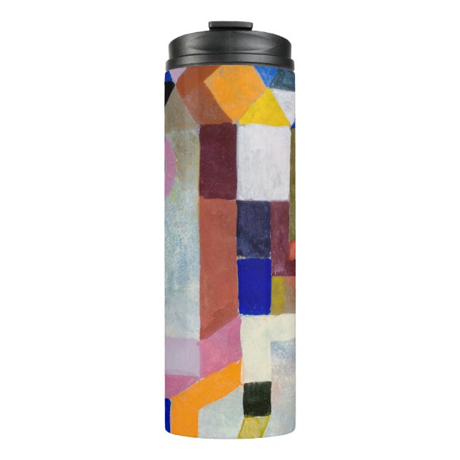 Paul Klee's 'Colorful Architecture (1917)' Thermal Tumbler (Front)