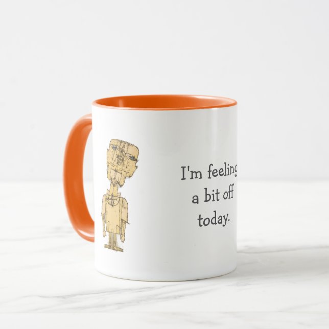 Paul Klee's Genius Funny Phrase Coffee Mug (Front Left)