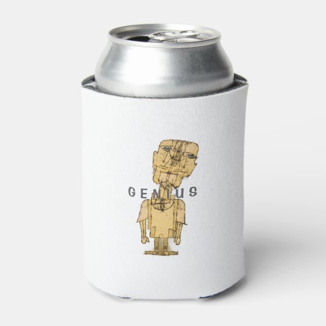 Paul Klee's Ghost of a Genius Can Cooler (Can Front)