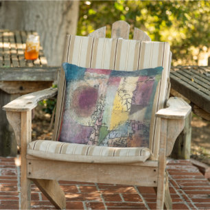 Paul Klee's Untitled - Abstract Art Cushion