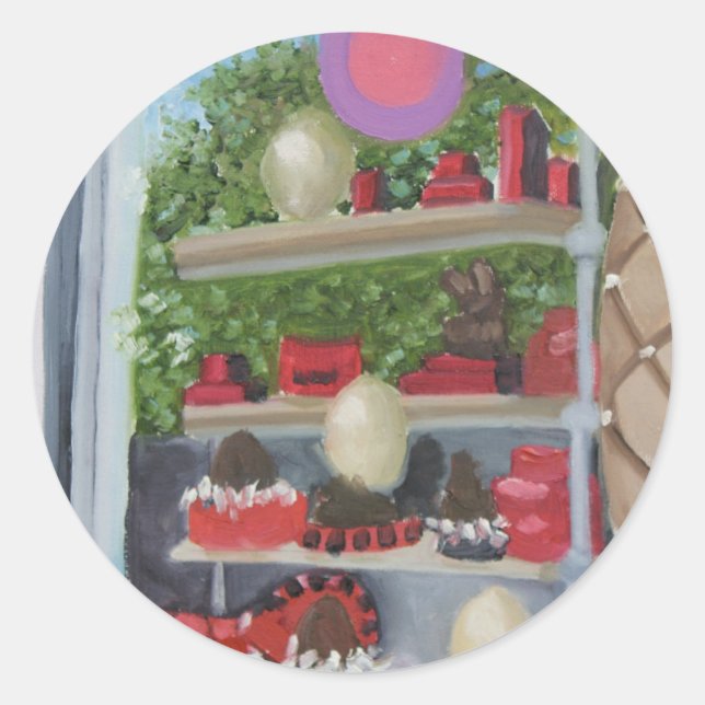 PAUL LAMOTTE:27 PLACE NAPOLEON BONAPARTE CLASSIC ROUND STICKER (Front)