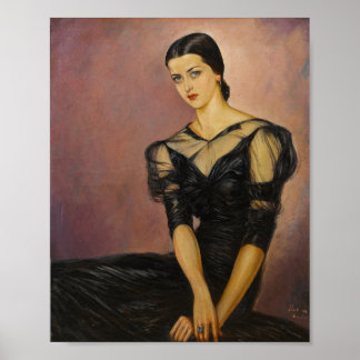 Paul Mak - A blue-eyed beauty Poster