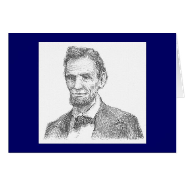 Paul McGehee "Abraham Lincoln" Card (Front Horizontal)