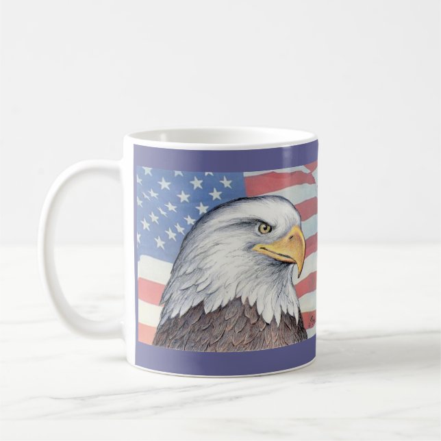 Paul McGehee "American Bald Eagle" Mug (Left)