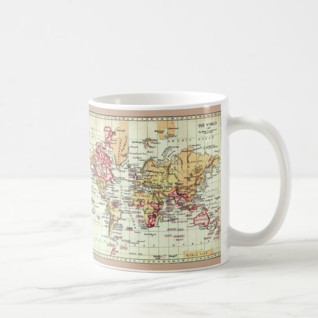 Paul McGehee "Antique British Empire Map" Mug (Right)
