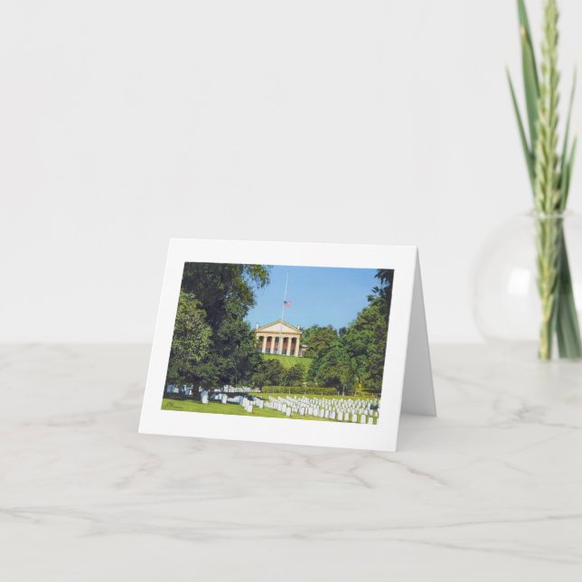 Paul McGehee "Arlington National Cemetery" Card (Front)