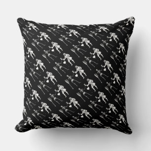 Paul McGehee "Black Bart's Flag" Pirate Pillow