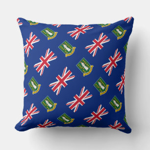 Paul McGehee "British Virgin Islands Flag" Pillow
