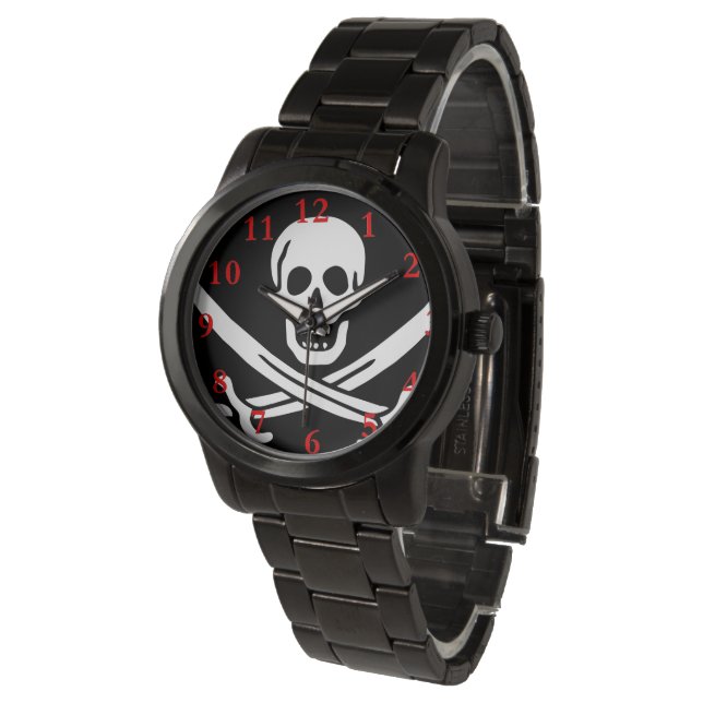 Paul McGehee "Calico Jack's Pirate Flag" Watch (Angled)