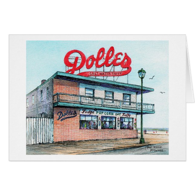 Paul McGehee "Candyland - Rehoboth Beach" Card (Front Horizontal)