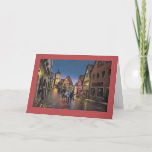 Paul McGehee "Christmas in Rothenburg" Card