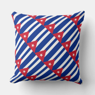 Paul McGehee "Cuban Flag" Pillow