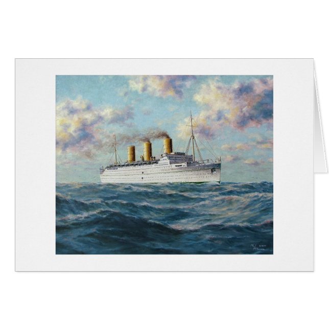 Paul McGehee "Empress of Britain" Card (Front Horizontal)