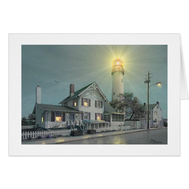 Paul McGehee "Fenwick Island Lighthouse" Card (Front Horizontal)