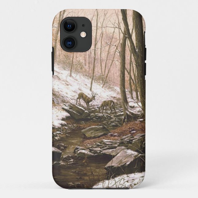 Paul McGehee "First Snow" iPhone Case (Back)