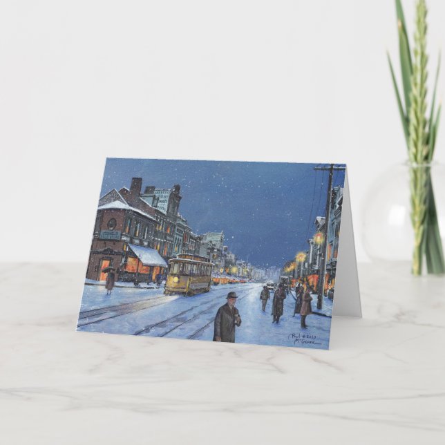 Paul McGehee "Georgetown Snowfall" Note Card (Front)