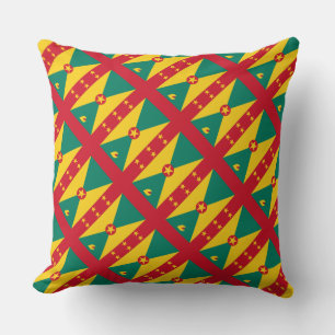 Paul McGehee "Grenada Flag" Pillow