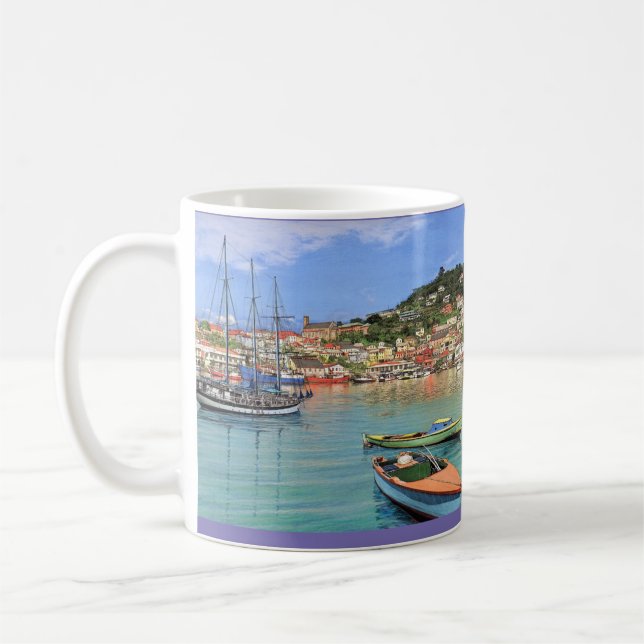 Paul McGehee "Grenada - St. George's Harbour" Mug (Left)