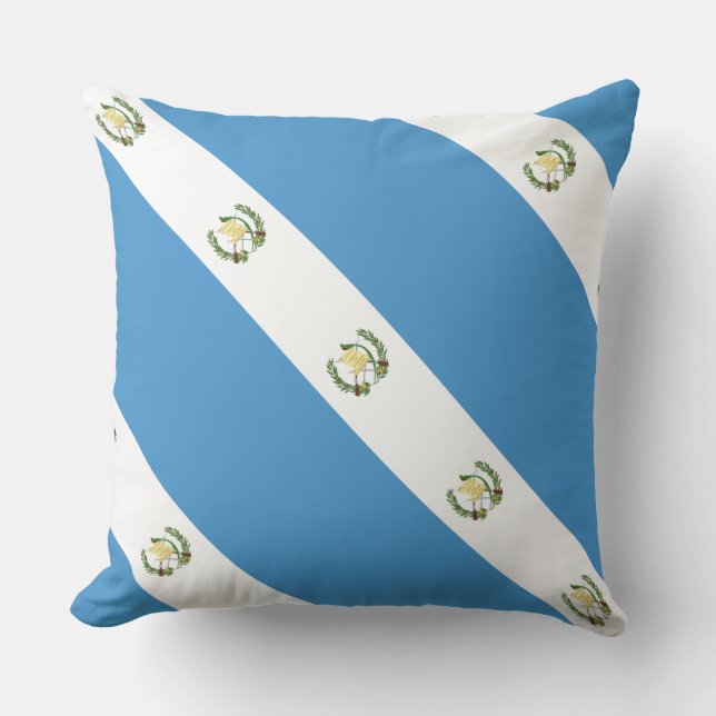 Paul McGehee "Guatemala Flag" Pillow (Front)