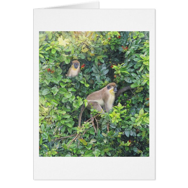 Paul McGehee "Monkeying Around" Card (Front)