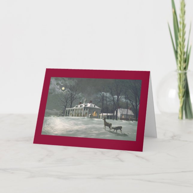 Paul McGehee "Mount Vernon" Christmas Card (Front)