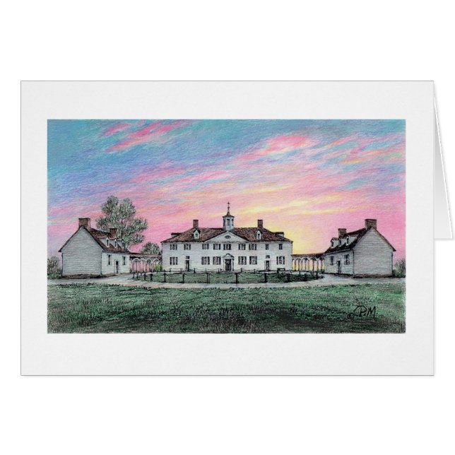 Paul McGehee "Mount Vernon Dawn" Card (Front Horizontal)