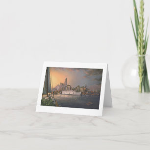 Paul McGehee "Old Baltimore at Twilight" Card