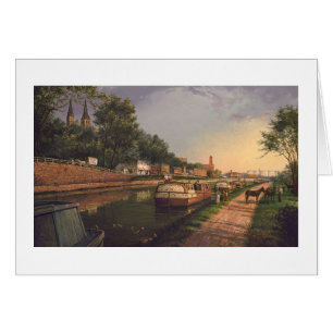 Paul McGehee "Old C & O Canal at Georgetown" Card
