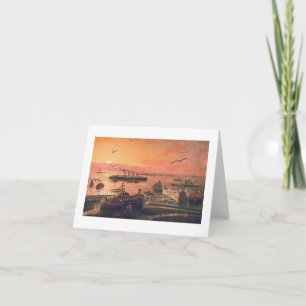 Paul McGehee "Old New York Harbor" Card