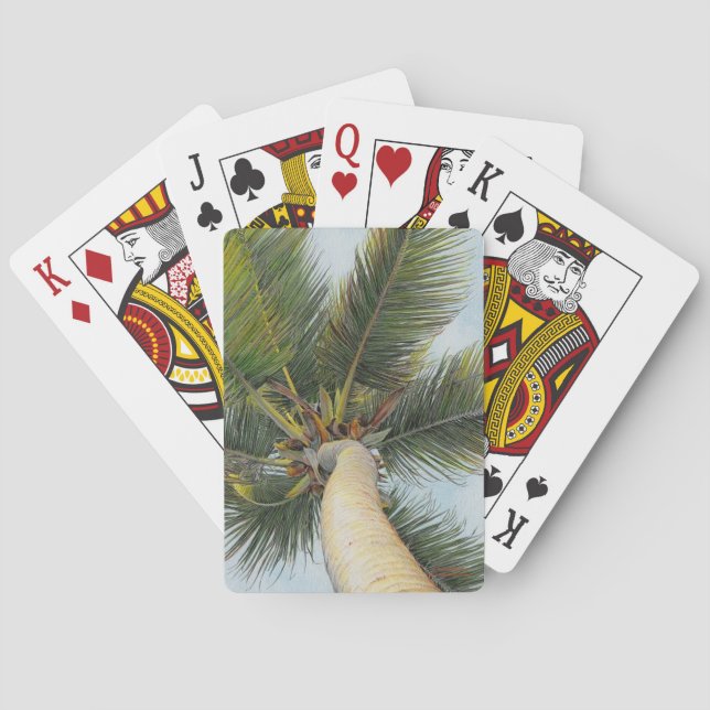 Paul McGehee "Palm Tree" Playing Cards (Back)