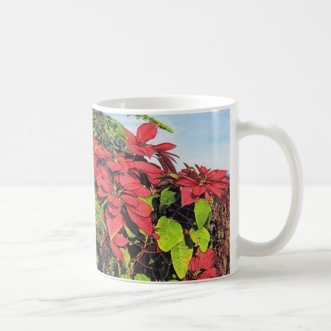 Paul McGehee "Poinsettias" Mug (Right)