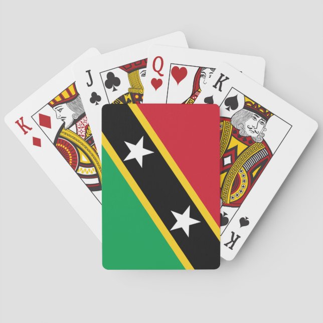 Paul McGehee "St. Kitts & Nevis" Playing Cards (Back)