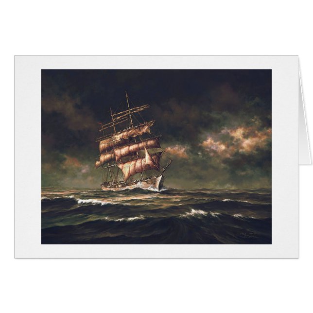 Paul McGehee "Stormy Passage" Card (Front Horizontal)