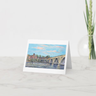 Paul McGehee "The Georgetown Waterfront" Card