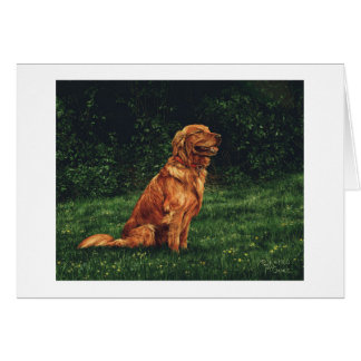 Paul McGehee "The Golden Retriever" Card